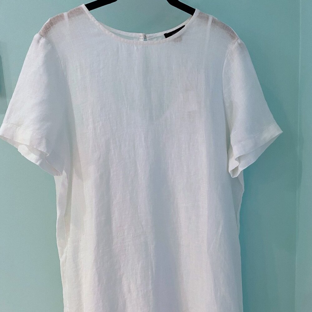 J. Crew Linen T-Shirt Dress